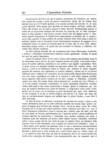 L'agricoltura coloniale organo dell'Istituto agricolo coloniale italiano e dell'Ufficio agrario sperimentale dell'Eritrea