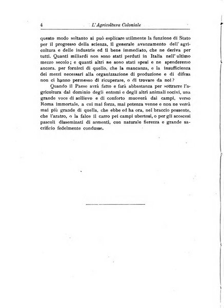 L'agricoltura coloniale organo dell'Istituto agricolo coloniale italiano e dell'Ufficio agrario sperimentale dell'Eritrea