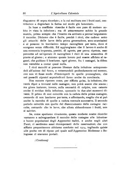 L'agricoltura coloniale organo dell'Istituto agricolo coloniale italiano e dell'Ufficio agrario sperimentale dell'Eritrea