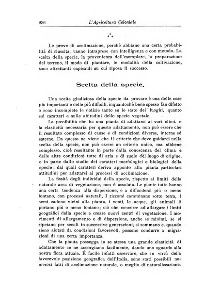 L'agricoltura coloniale organo dell'Istituto agricolo coloniale italiano e dell'Ufficio agrario sperimentale dell'Eritrea