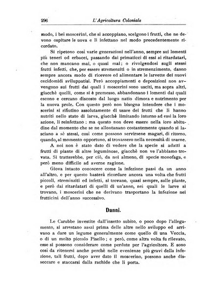 L'agricoltura coloniale organo dell'Istituto agricolo coloniale italiano e dell'Ufficio agrario sperimentale dell'Eritrea