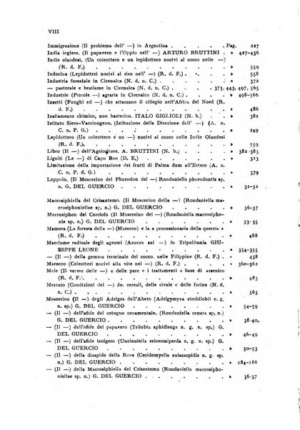 L'agricoltura coloniale organo dell'Istituto agricolo coloniale italiano e dell'Ufficio agrario sperimentale dell'Eritrea