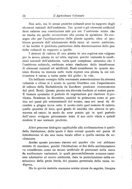 L'agricoltura coloniale organo dell'Istituto agricolo coloniale italiano e dell'Ufficio agrario sperimentale dell'Eritrea