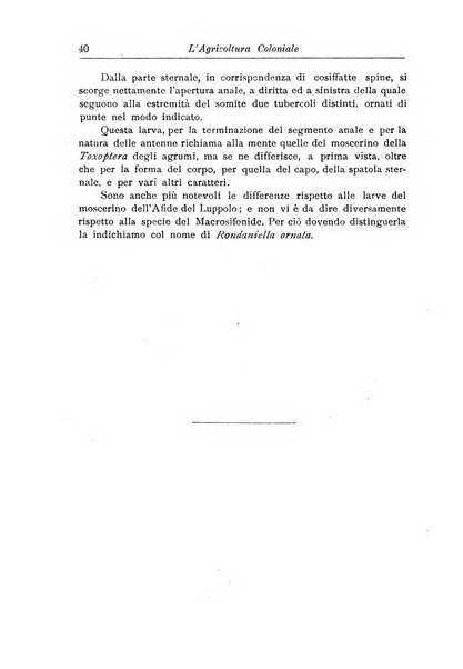 L'agricoltura coloniale organo dell'Istituto agricolo coloniale italiano e dell'Ufficio agrario sperimentale dell'Eritrea