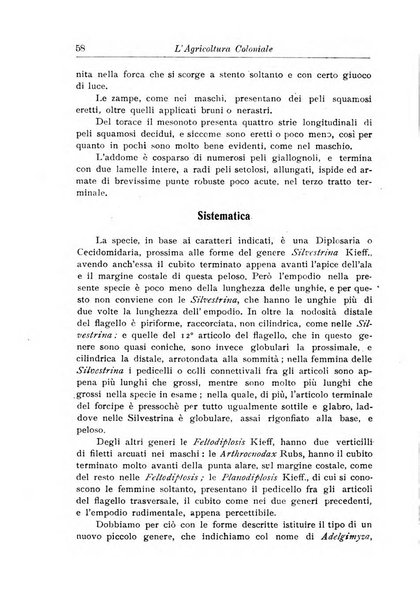 L'agricoltura coloniale organo dell'Istituto agricolo coloniale italiano e dell'Ufficio agrario sperimentale dell'Eritrea