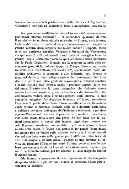 L'agricoltura coloniale organo dell'Istituto agricolo coloniale italiano e dell'Ufficio agrario sperimentale dell'Eritrea