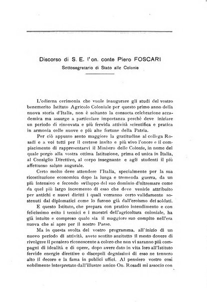 L'agricoltura coloniale organo dell'Istituto agricolo coloniale italiano e dell'Ufficio agrario sperimentale dell'Eritrea