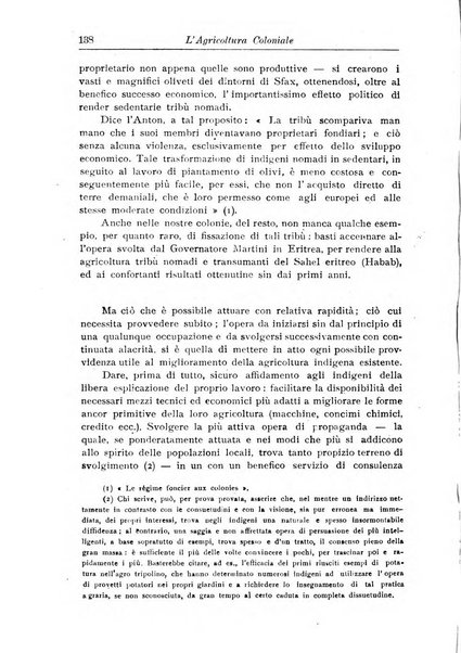 L'agricoltura coloniale organo dell'Istituto agricolo coloniale italiano e dell'Ufficio agrario sperimentale dell'Eritrea