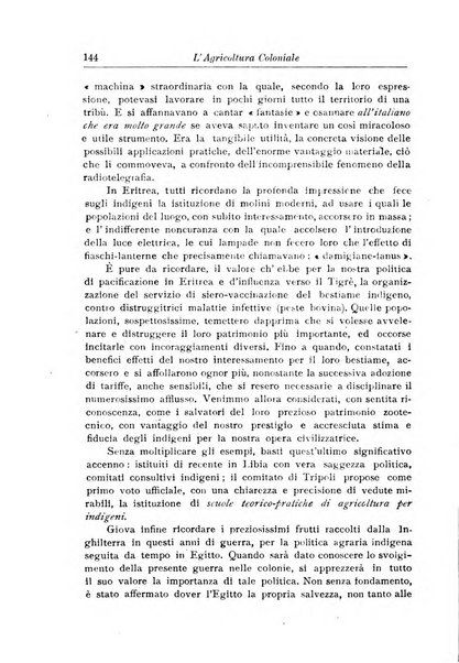 L'agricoltura coloniale organo dell'Istituto agricolo coloniale italiano e dell'Ufficio agrario sperimentale dell'Eritrea