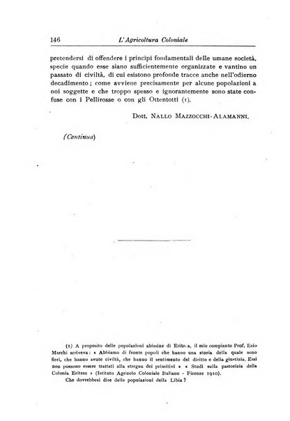 L'agricoltura coloniale organo dell'Istituto agricolo coloniale italiano e dell'Ufficio agrario sperimentale dell'Eritrea