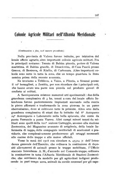 L'agricoltura coloniale organo dell'Istituto agricolo coloniale italiano e dell'Ufficio agrario sperimentale dell'Eritrea