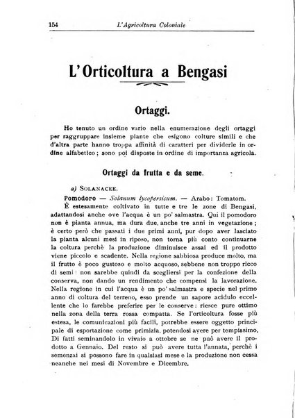 L'agricoltura coloniale organo dell'Istituto agricolo coloniale italiano e dell'Ufficio agrario sperimentale dell'Eritrea