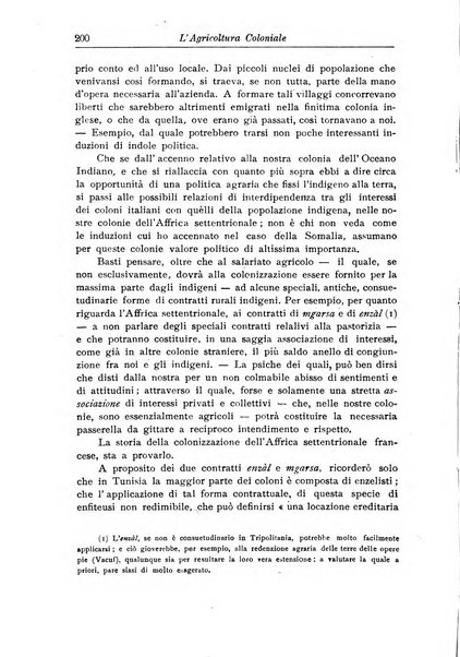 L'agricoltura coloniale organo dell'Istituto agricolo coloniale italiano e dell'Ufficio agrario sperimentale dell'Eritrea