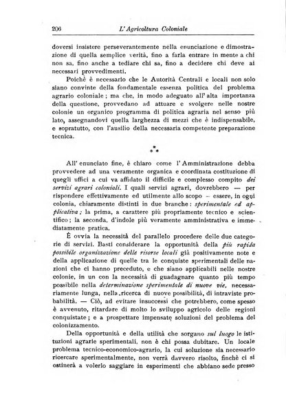 L'agricoltura coloniale organo dell'Istituto agricolo coloniale italiano e dell'Ufficio agrario sperimentale dell'Eritrea