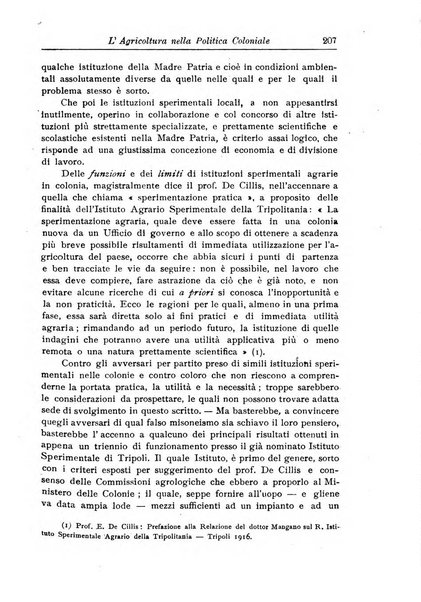 L'agricoltura coloniale organo dell'Istituto agricolo coloniale italiano e dell'Ufficio agrario sperimentale dell'Eritrea