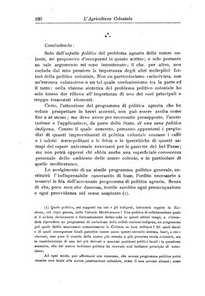 L'agricoltura coloniale organo dell'Istituto agricolo coloniale italiano e dell'Ufficio agrario sperimentale dell'Eritrea