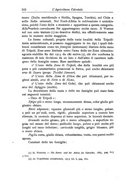 L'agricoltura coloniale organo dell'Istituto agricolo coloniale italiano e dell'Ufficio agrario sperimentale dell'Eritrea