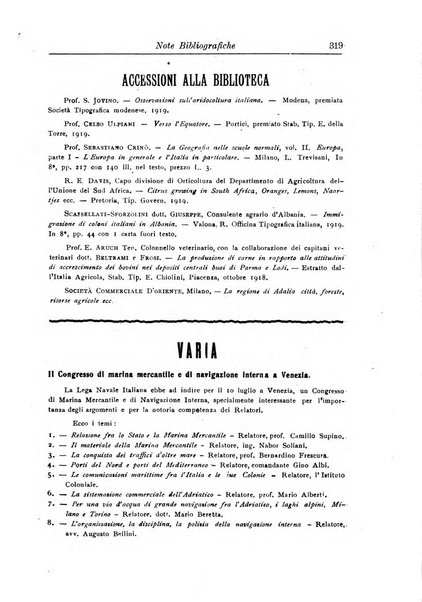 L'agricoltura coloniale organo dell'Istituto agricolo coloniale italiano e dell'Ufficio agrario sperimentale dell'Eritrea