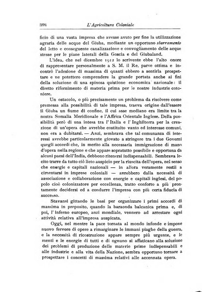 L'agricoltura coloniale organo dell'Istituto agricolo coloniale italiano e dell'Ufficio agrario sperimentale dell'Eritrea