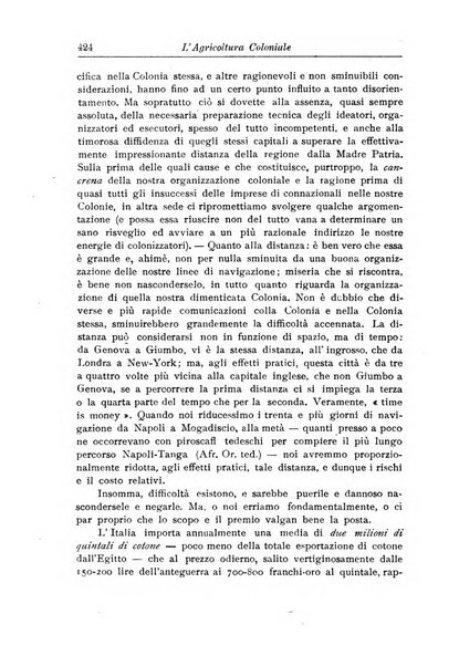 L'agricoltura coloniale organo dell'Istituto agricolo coloniale italiano e dell'Ufficio agrario sperimentale dell'Eritrea