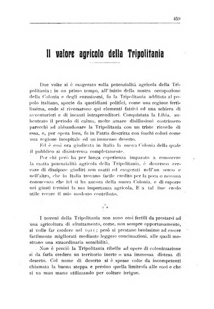 L'agricoltura coloniale organo dell'Istituto agricolo coloniale italiano e dell'Ufficio agrario sperimentale dell'Eritrea