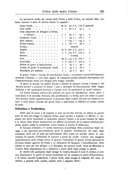 L'agricoltura coloniale organo dell'Istituto agricolo coloniale italiano e dell'Ufficio agrario sperimentale dell'Eritrea