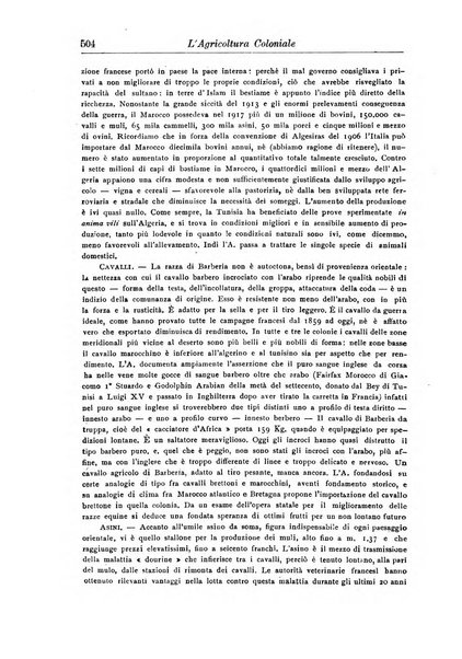 L'agricoltura coloniale organo dell'Istituto agricolo coloniale italiano e dell'Ufficio agrario sperimentale dell'Eritrea