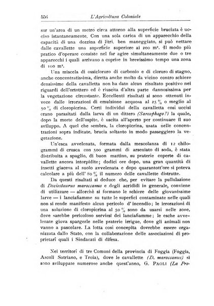 L'agricoltura coloniale organo dell'Istituto agricolo coloniale italiano e dell'Ufficio agrario sperimentale dell'Eritrea