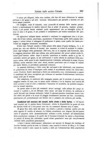 L'agricoltura coloniale organo dell'Istituto agricolo coloniale italiano e dell'Ufficio agrario sperimentale dell'Eritrea