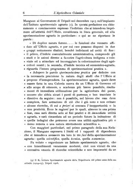 L'agricoltura coloniale organo dell'Istituto agricolo coloniale italiano e dell'Ufficio agrario sperimentale dell'Eritrea