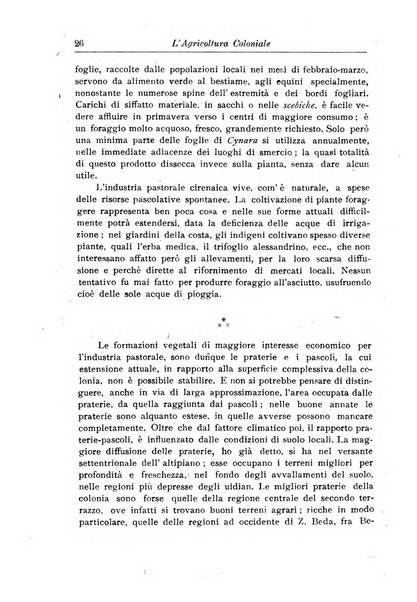 L'agricoltura coloniale organo dell'Istituto agricolo coloniale italiano e dell'Ufficio agrario sperimentale dell'Eritrea