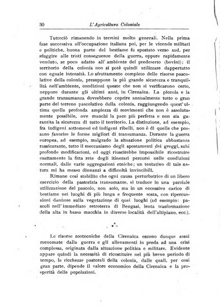 L'agricoltura coloniale organo dell'Istituto agricolo coloniale italiano e dell'Ufficio agrario sperimentale dell'Eritrea