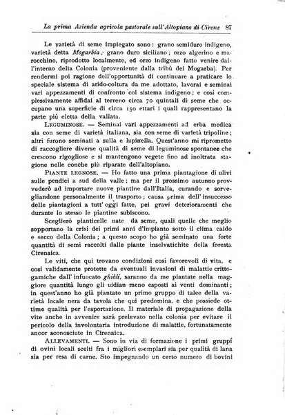 L'agricoltura coloniale organo dell'Istituto agricolo coloniale italiano e dell'Ufficio agrario sperimentale dell'Eritrea