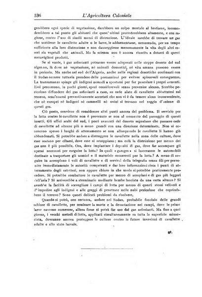 L'agricoltura coloniale organo dell'Istituto agricolo coloniale italiano e dell'Ufficio agrario sperimentale dell'Eritrea