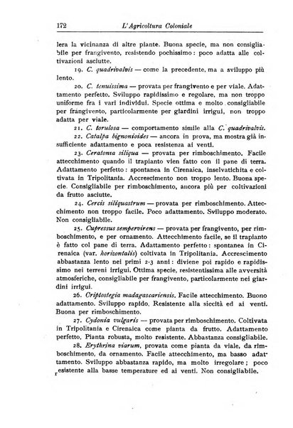 L'agricoltura coloniale organo dell'Istituto agricolo coloniale italiano e dell'Ufficio agrario sperimentale dell'Eritrea