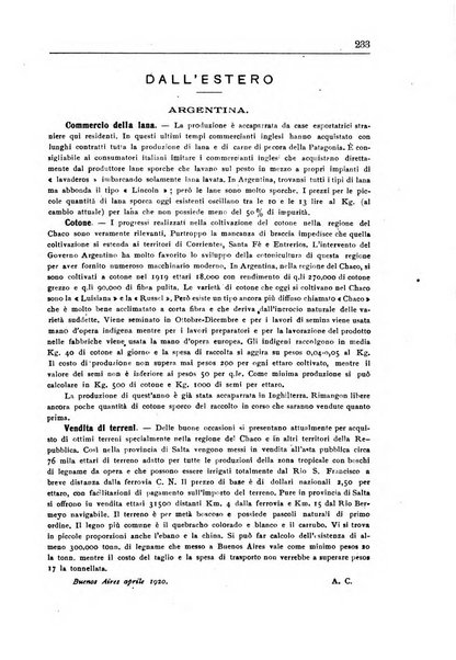 L'agricoltura coloniale organo dell'Istituto agricolo coloniale italiano e dell'Ufficio agrario sperimentale dell'Eritrea