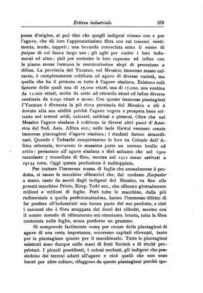 L'agricoltura coloniale organo dell'Istituto agricolo coloniale italiano e dell'Ufficio agrario sperimentale dell'Eritrea