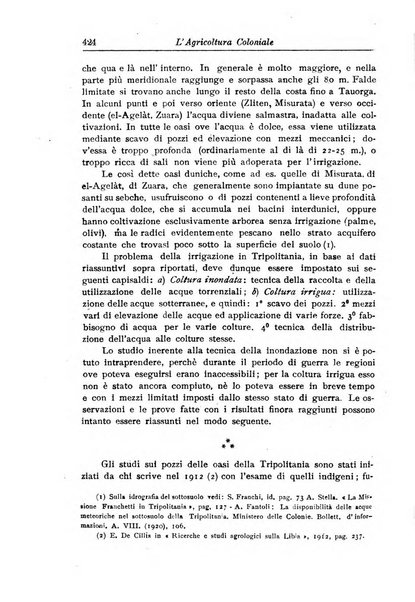 L'agricoltura coloniale organo dell'Istituto agricolo coloniale italiano e dell'Ufficio agrario sperimentale dell'Eritrea