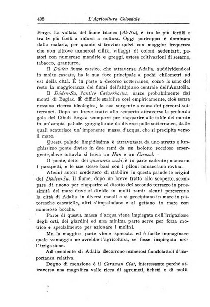 L'agricoltura coloniale organo dell'Istituto agricolo coloniale italiano e dell'Ufficio agrario sperimentale dell'Eritrea