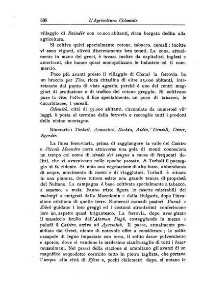 L'agricoltura coloniale organo dell'Istituto agricolo coloniale italiano e dell'Ufficio agrario sperimentale dell'Eritrea