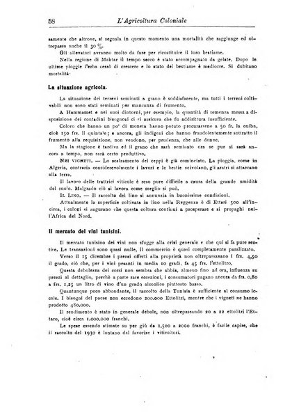 L'agricoltura coloniale organo dell'Istituto agricolo coloniale italiano e dell'Ufficio agrario sperimentale dell'Eritrea