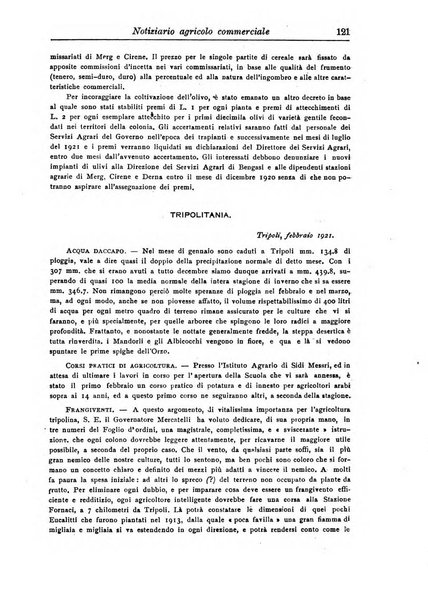 L'agricoltura coloniale organo dell'Istituto agricolo coloniale italiano e dell'Ufficio agrario sperimentale dell'Eritrea