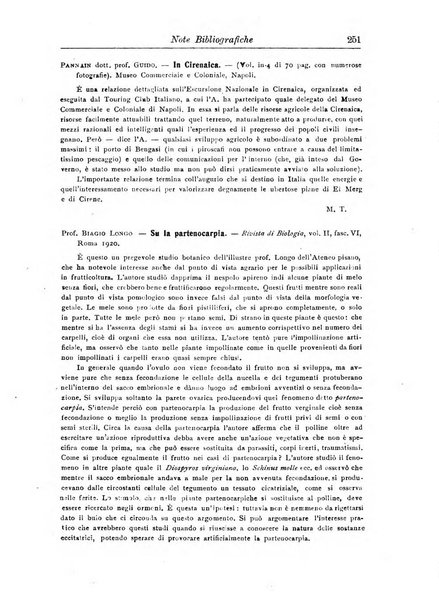 L'agricoltura coloniale organo dell'Istituto agricolo coloniale italiano e dell'Ufficio agrario sperimentale dell'Eritrea