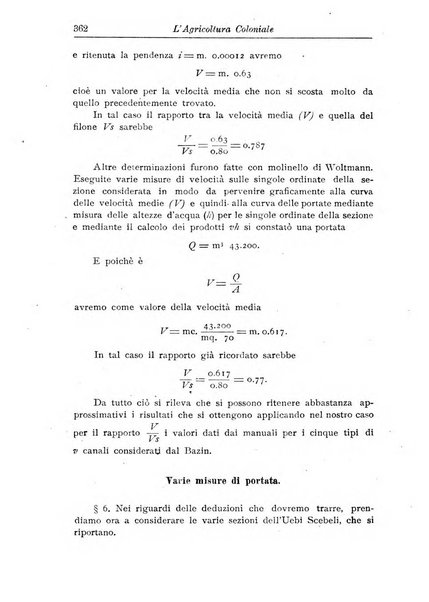 L'agricoltura coloniale organo dell'Istituto agricolo coloniale italiano e dell'Ufficio agrario sperimentale dell'Eritrea