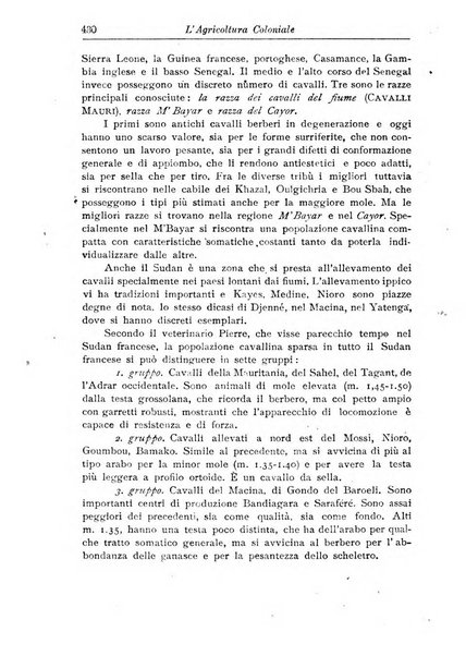 L'agricoltura coloniale organo dell'Istituto agricolo coloniale italiano e dell'Ufficio agrario sperimentale dell'Eritrea