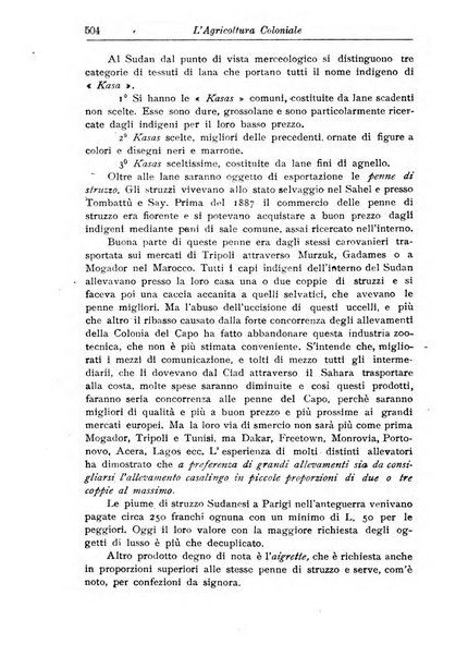 L'agricoltura coloniale organo dell'Istituto agricolo coloniale italiano e dell'Ufficio agrario sperimentale dell'Eritrea