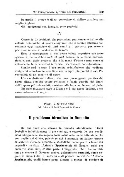 L'agricoltura coloniale organo dell'Istituto agricolo coloniale italiano e dell'Ufficio agrario sperimentale dell'Eritrea