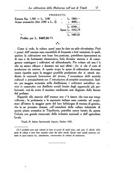 L'agricoltura coloniale organo dell'Istituto agricolo coloniale italiano e dell'Ufficio agrario sperimentale dell'Eritrea