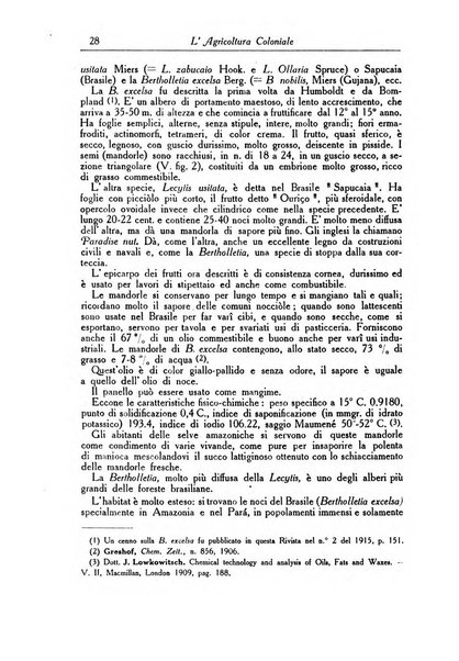 L'agricoltura coloniale organo dell'Istituto agricolo coloniale italiano e dell'Ufficio agrario sperimentale dell'Eritrea