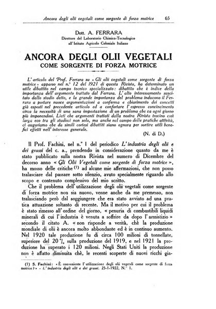 L'agricoltura coloniale organo dell'Istituto agricolo coloniale italiano e dell'Ufficio agrario sperimentale dell'Eritrea